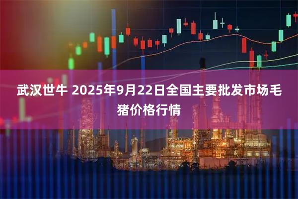武汉世牛 2025年9月22日全国主要批发市场毛猪价格行情